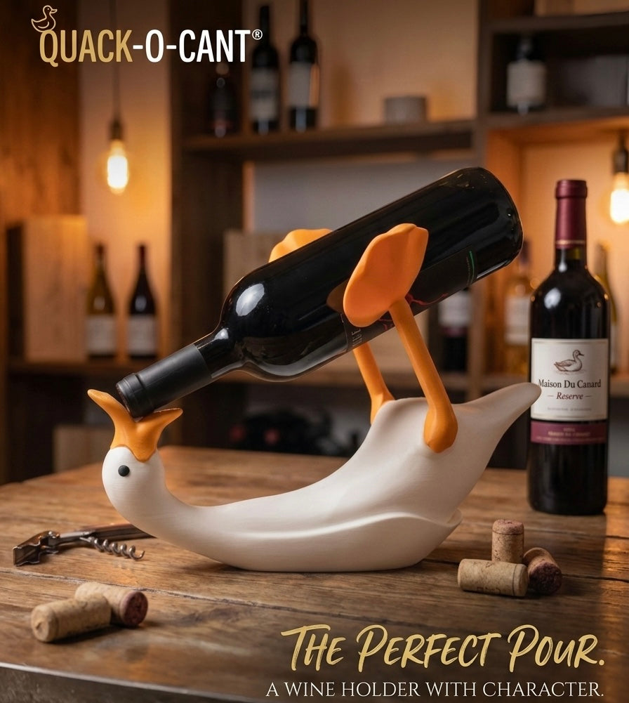 Quack-O-Cant Wine Bottle Holder
