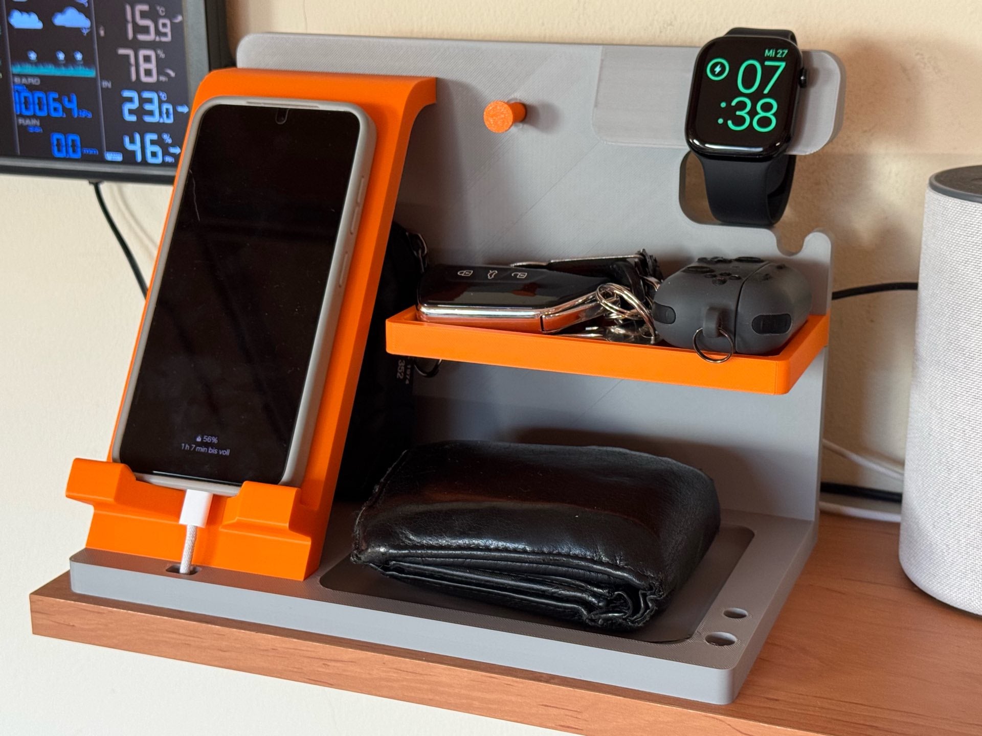 NightStand Valet for Mobile Watch and other Essentials