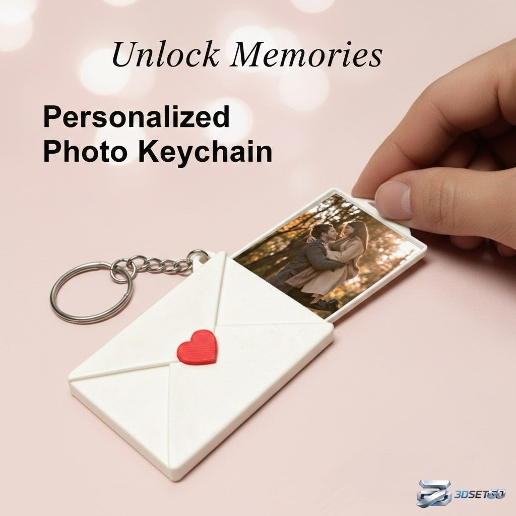 Love Letter Key Chain (With Customised Picture)