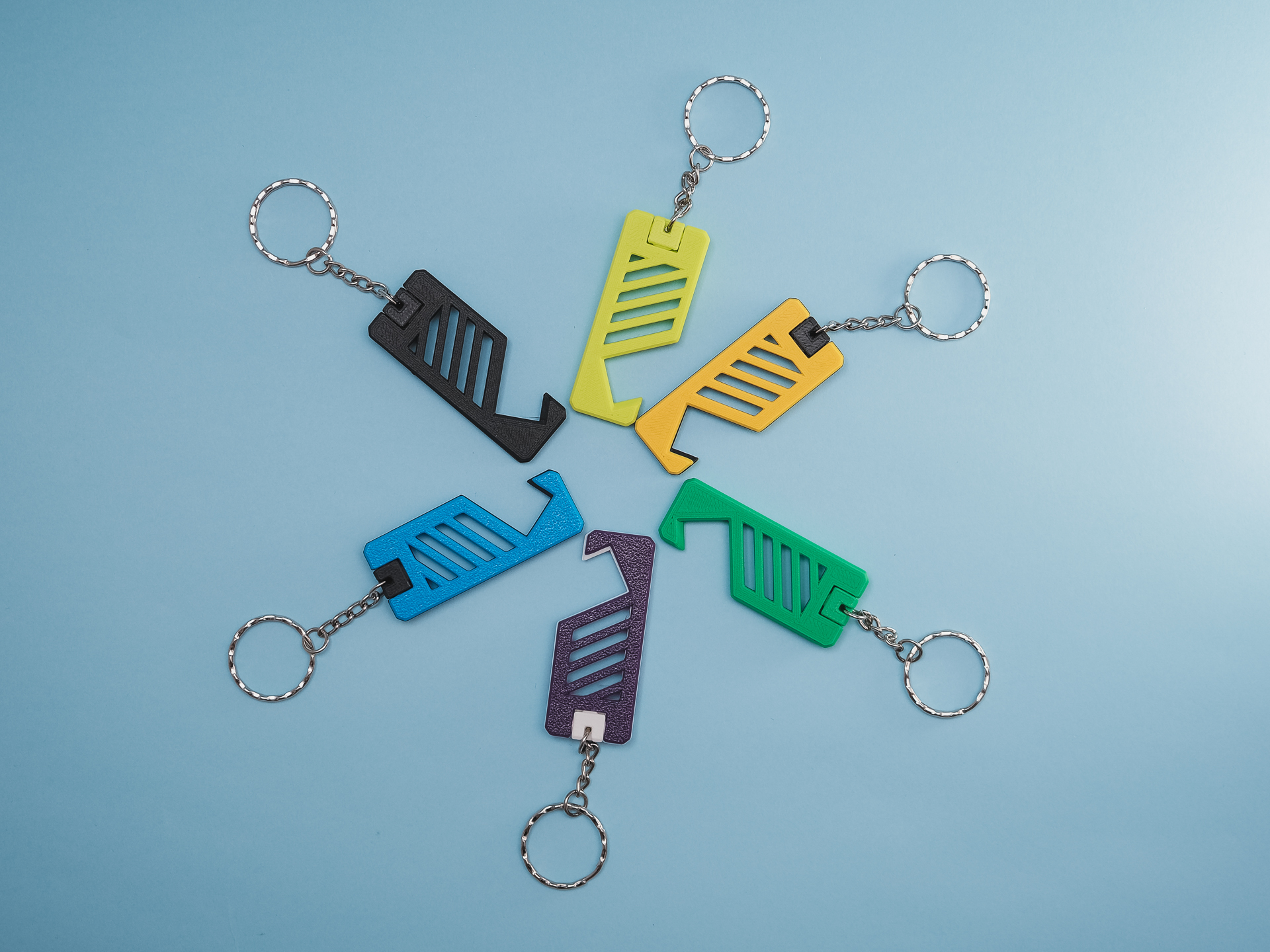 Phone Holder Keychain 5 Pcs