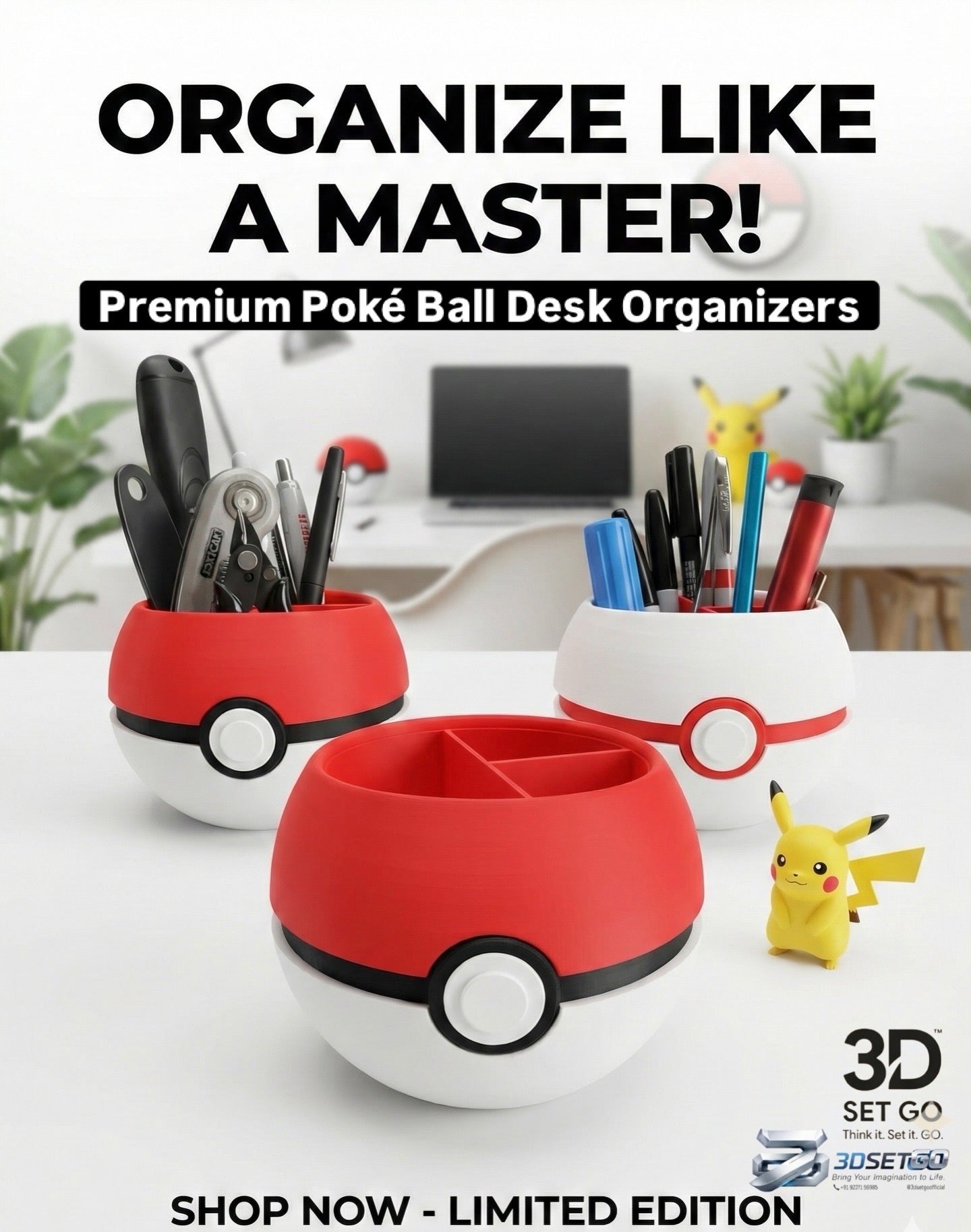 Pokeball Penstand
