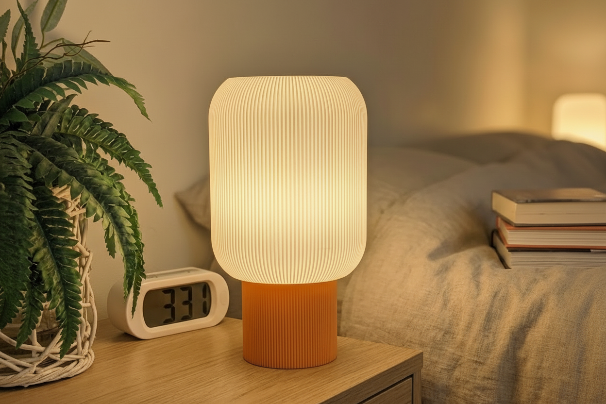 AuraGlow Cumulus Table Lamp (16 x 16 x 28 cm)