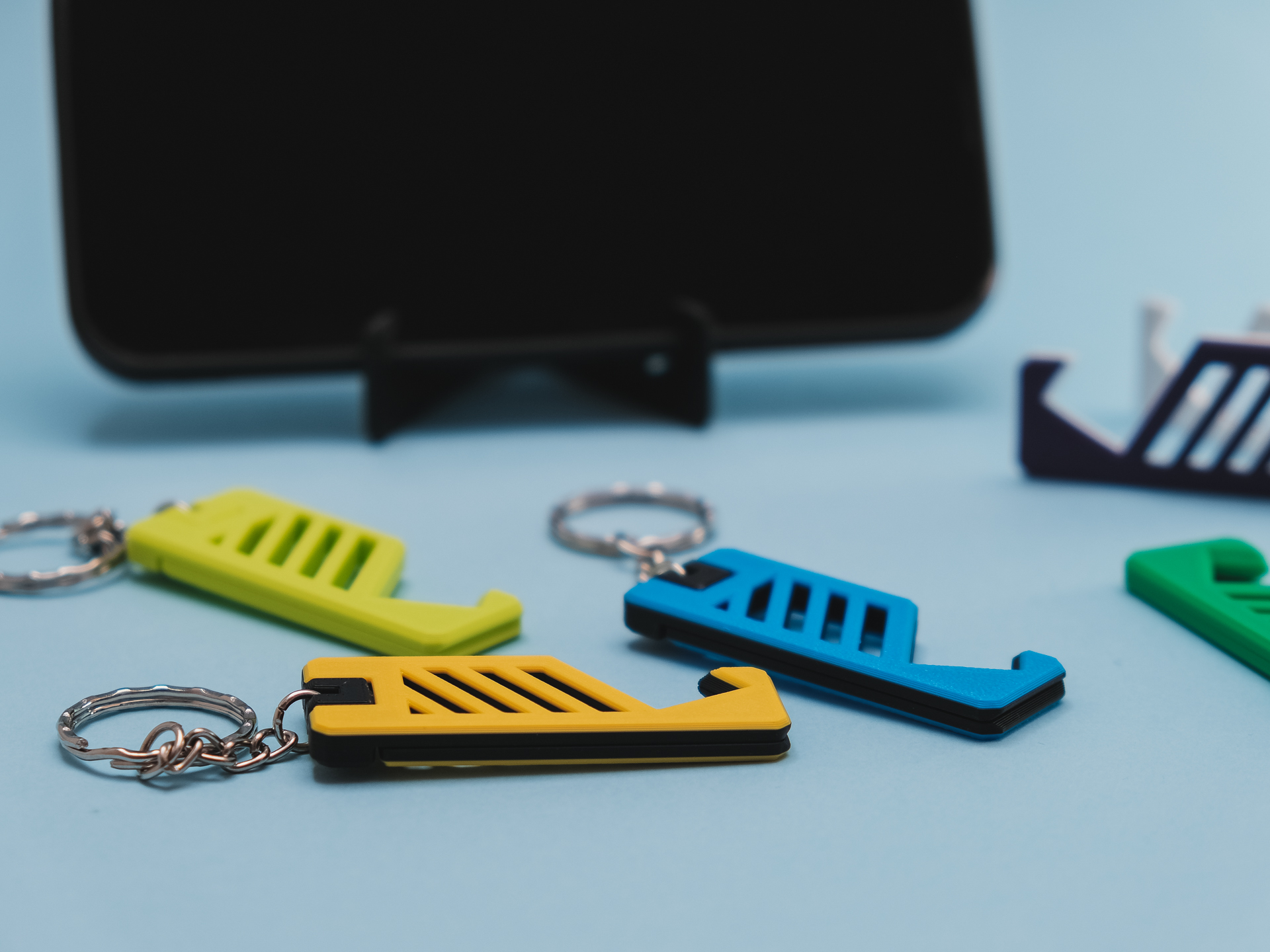 Phone Holder Keychain 5 Pcs