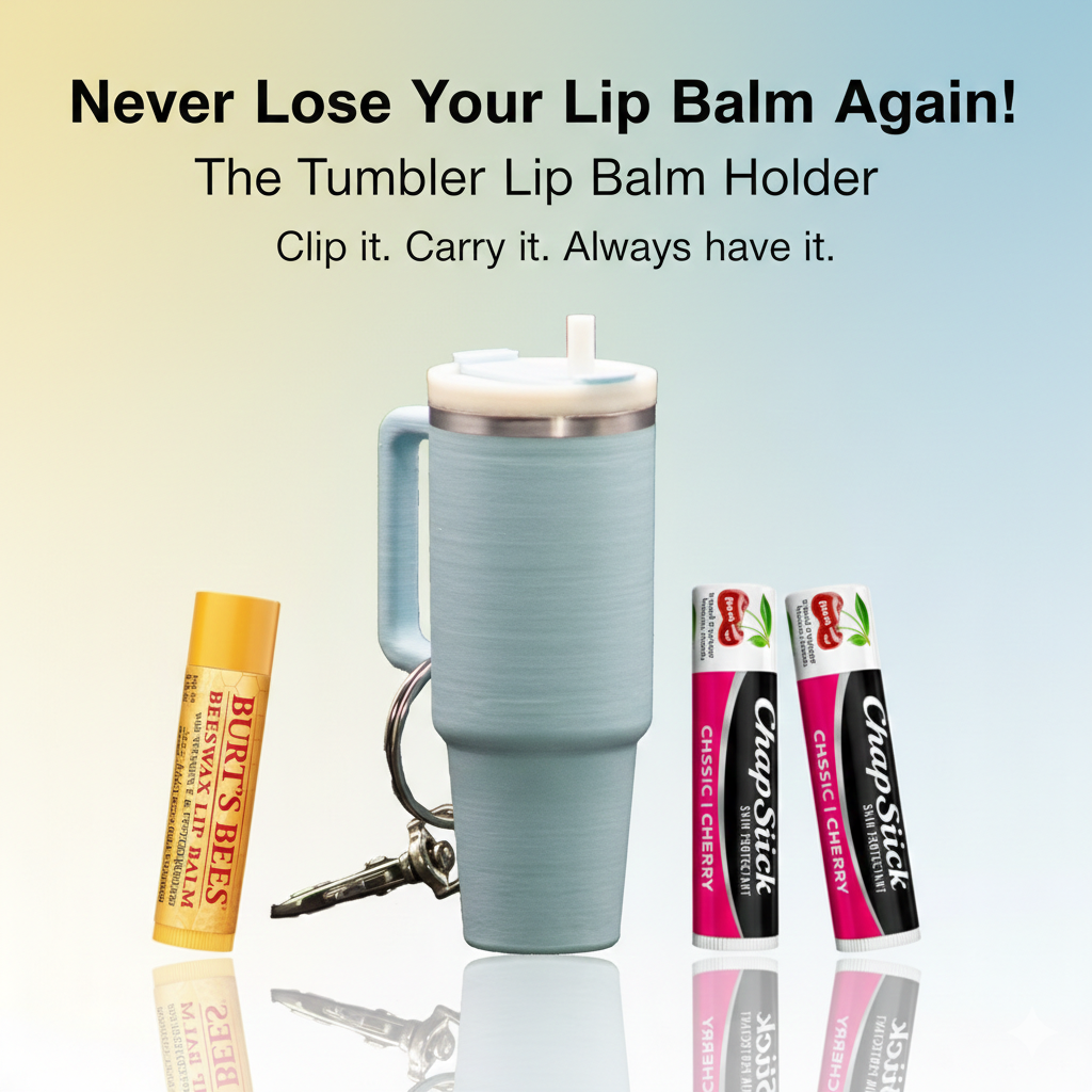 Stanley’s Tumbler Keychain Holder (With Customised Name)