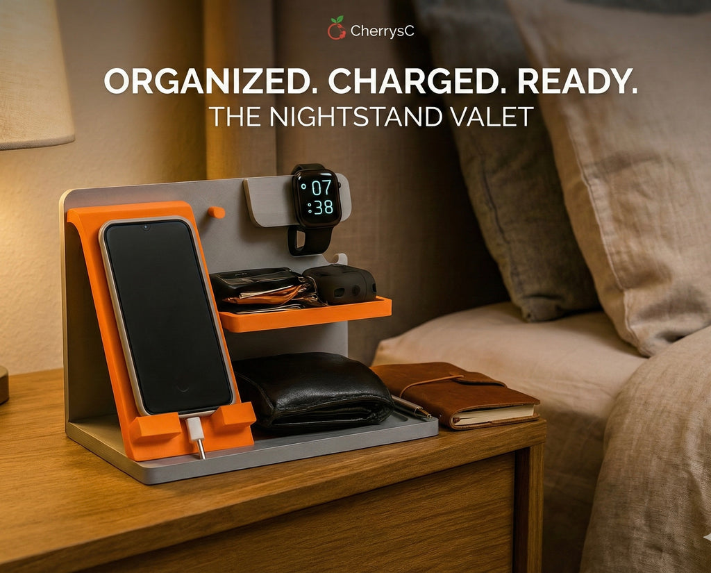 NightStand Valet for Mobile Watch and other Essentials
