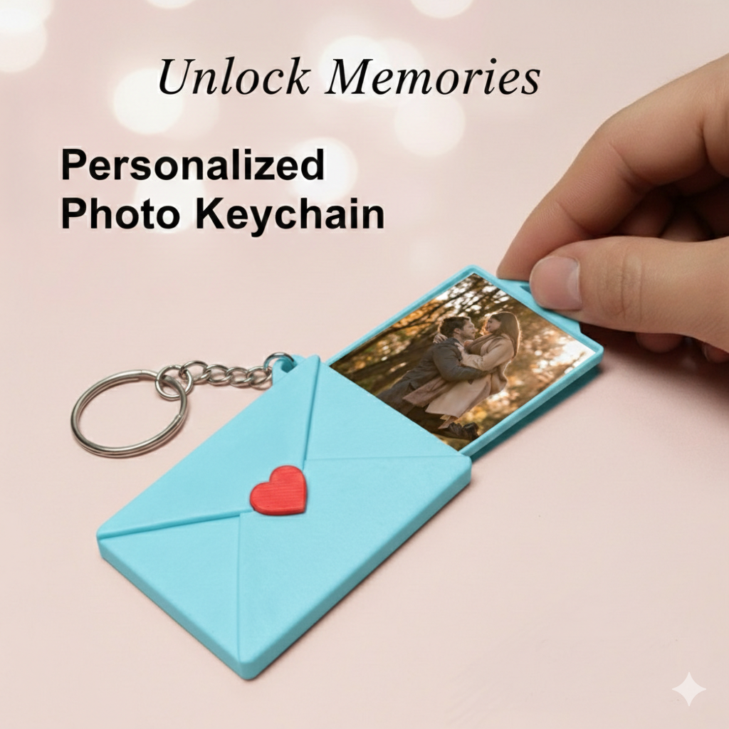 Love Letter Key Chain (With Customised Picture)