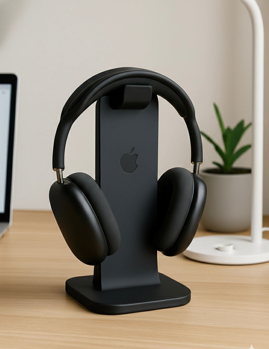 Premium/Sleek Apple Logo Design Headphone Stand