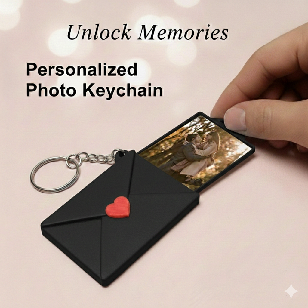 Love Letter Key Chain (With Customised Picture)