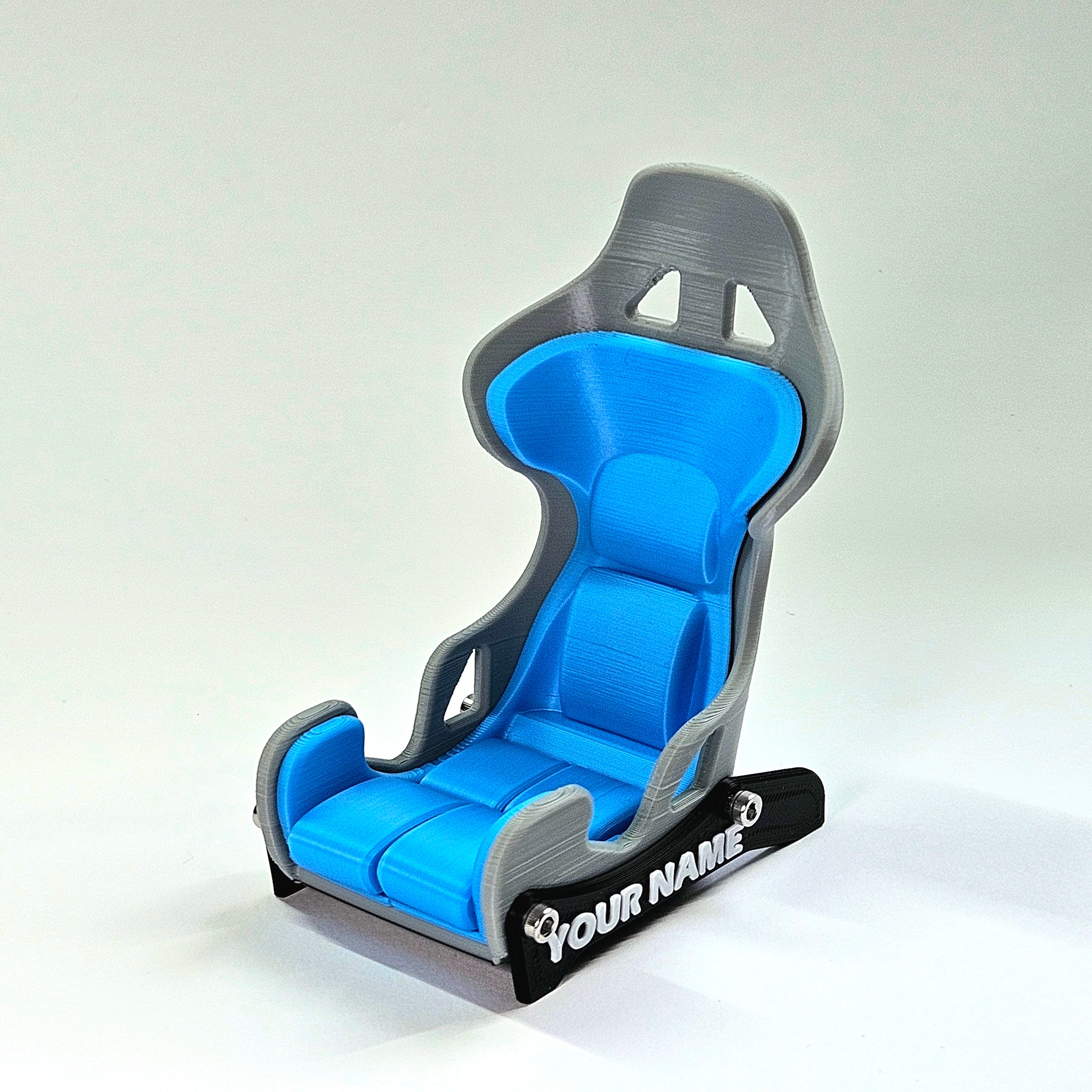 Sports Car Seat With Custom Name