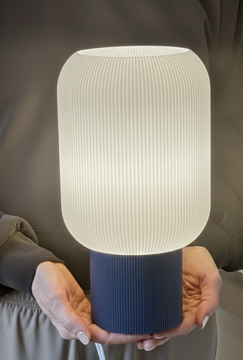 AuraGlow Cumulus Table Lamp (16 x 16 x 28 cm)