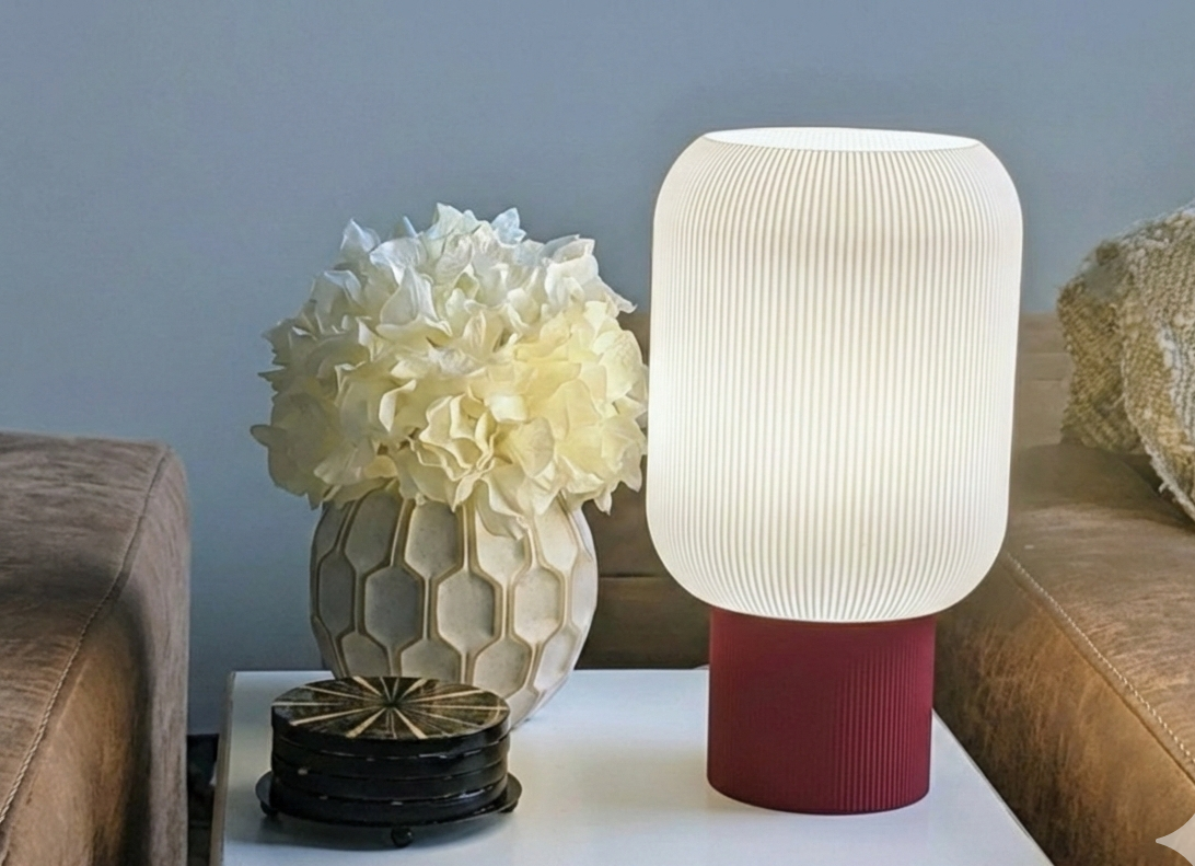 AuraGlow Cumulus Table Lamp (16 x 16 x 28 cm)