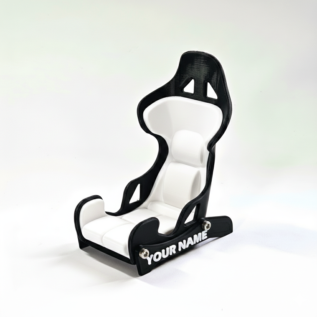 Sports Car Seat With Custom Name