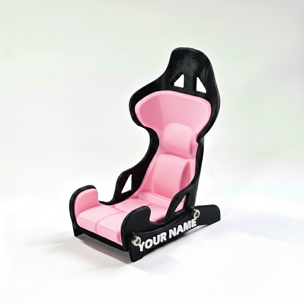 Sports Car Seat With Custom Name