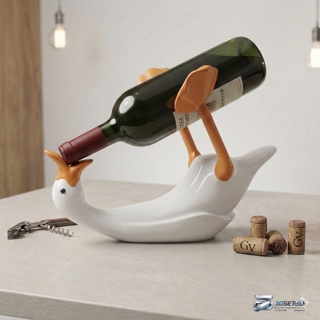 Quack-O-Cant Wine Bottle Holder